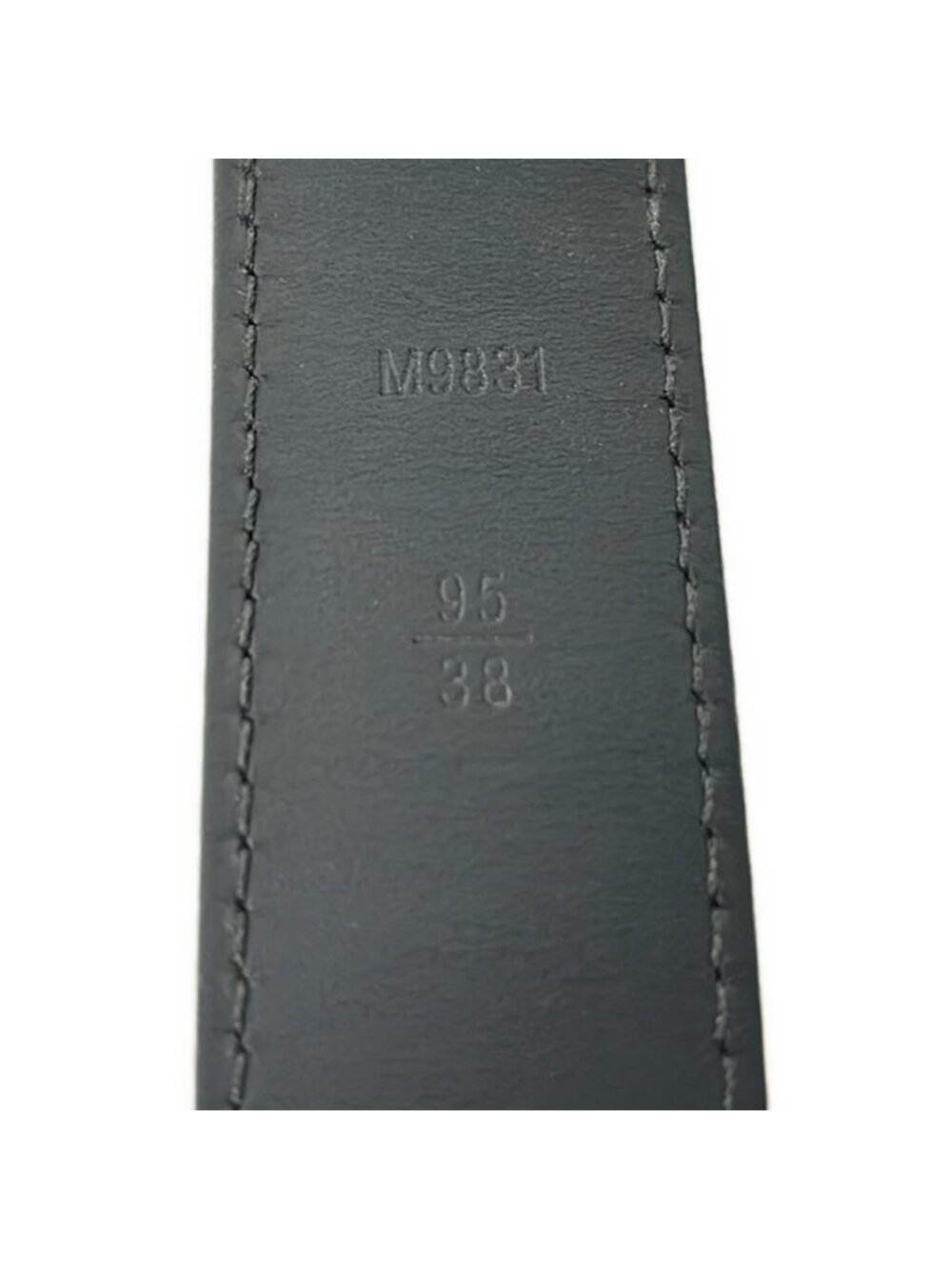 ★SOLD★ Louis Vuitton Belt Ceinture Mirage 30 Black Silver Leather - Picture 5 of 8